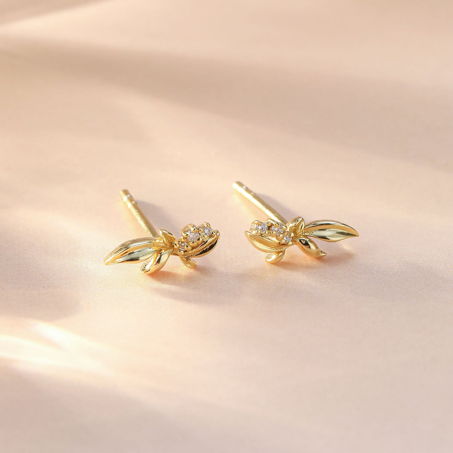 花園·晨露花結耳環