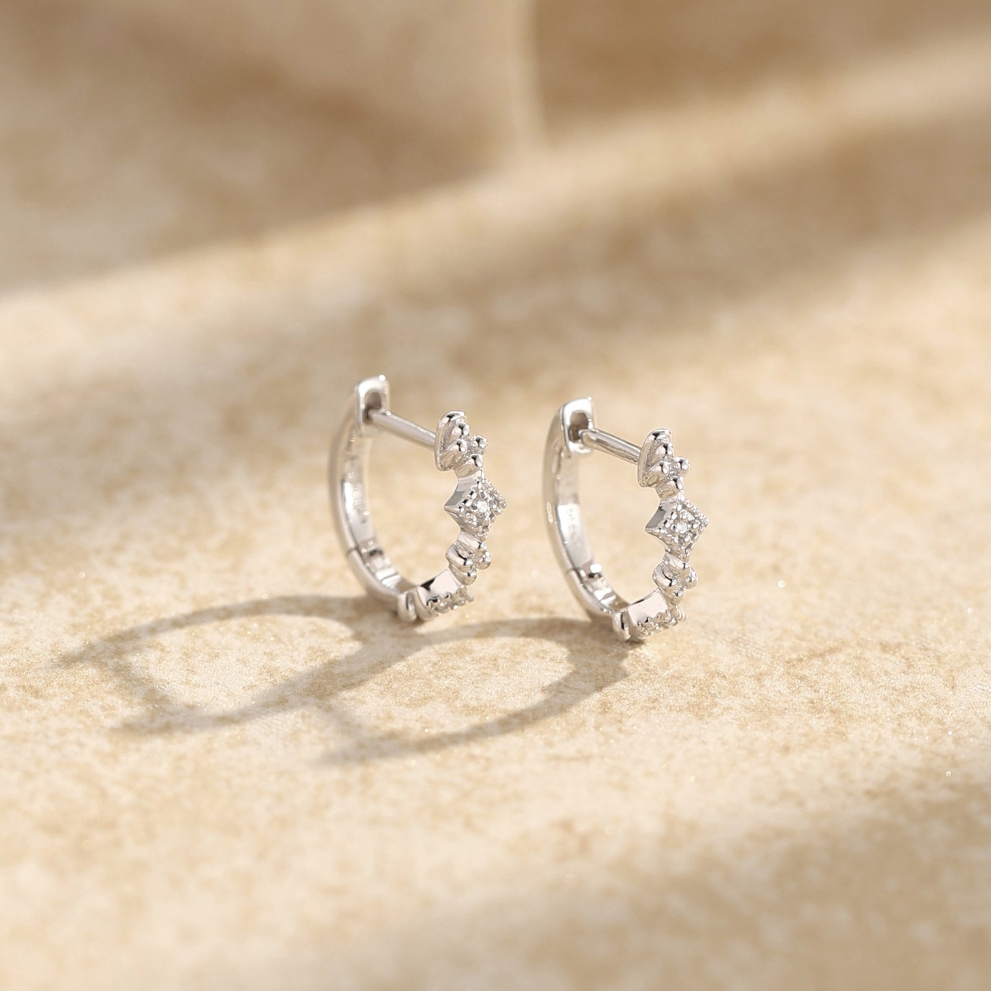 極簡·復古菱鑽耳環