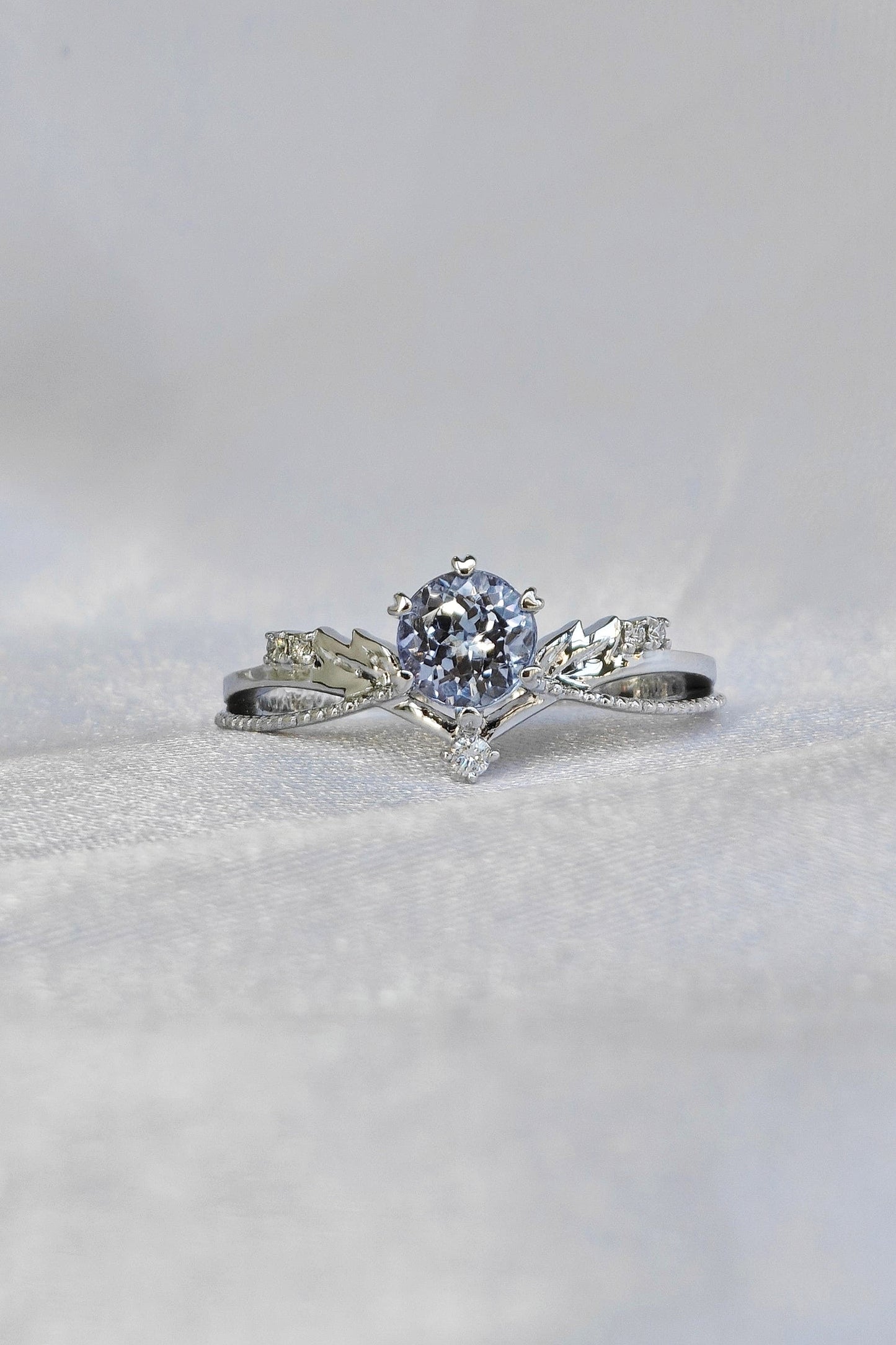 Blue Tanzanite Polished Ring(Available Now)