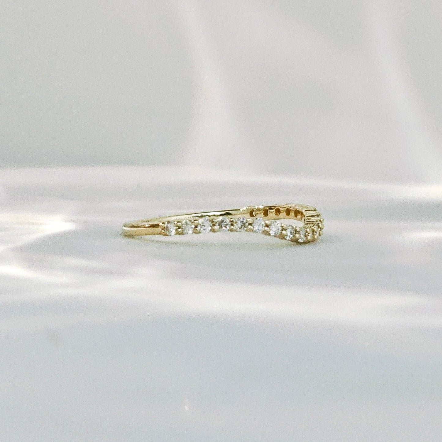 Diamond V Engagement Ring (Bespoke Model)