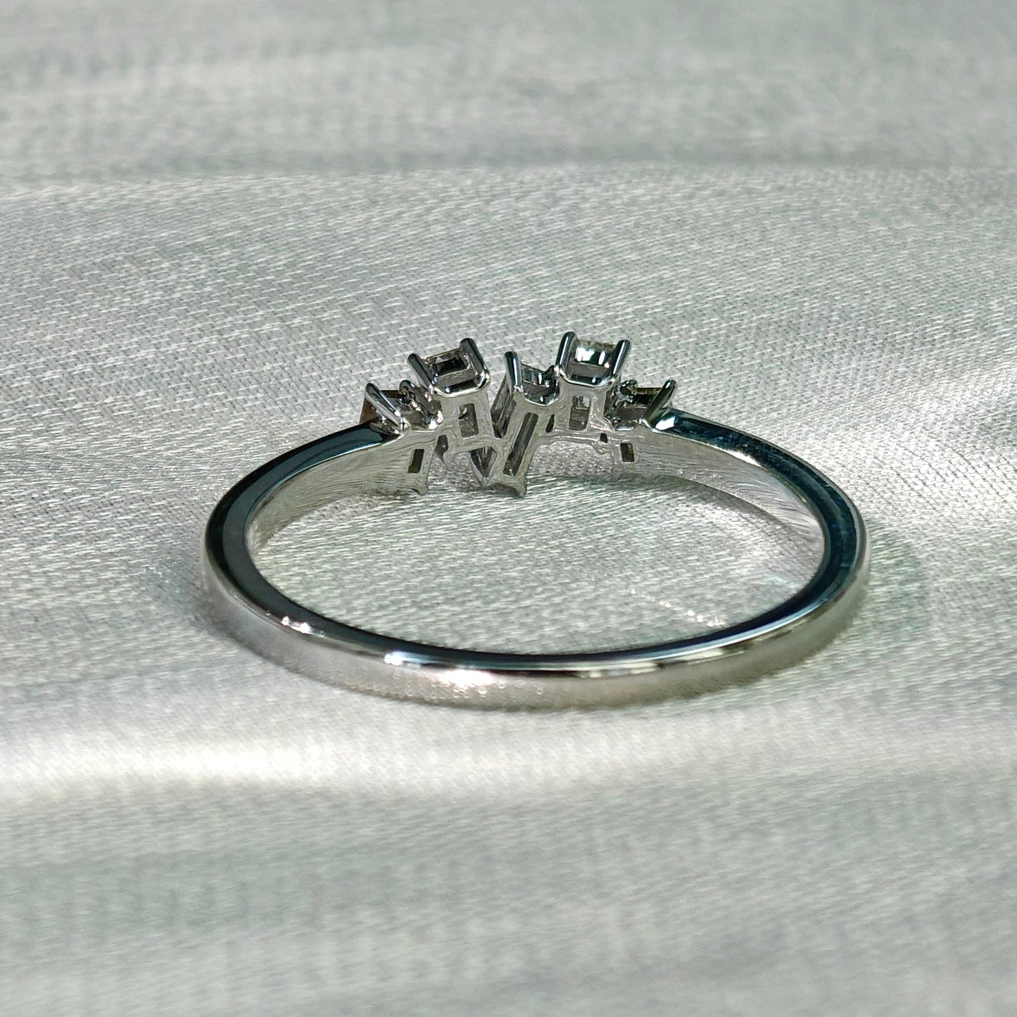 Baguette Diamond Engagement Ring (Bespoke Model)