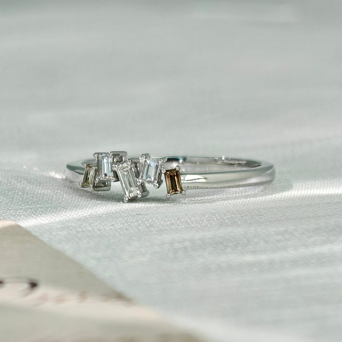 Baguette Diamond Engagement Ring (Bespoke Model)