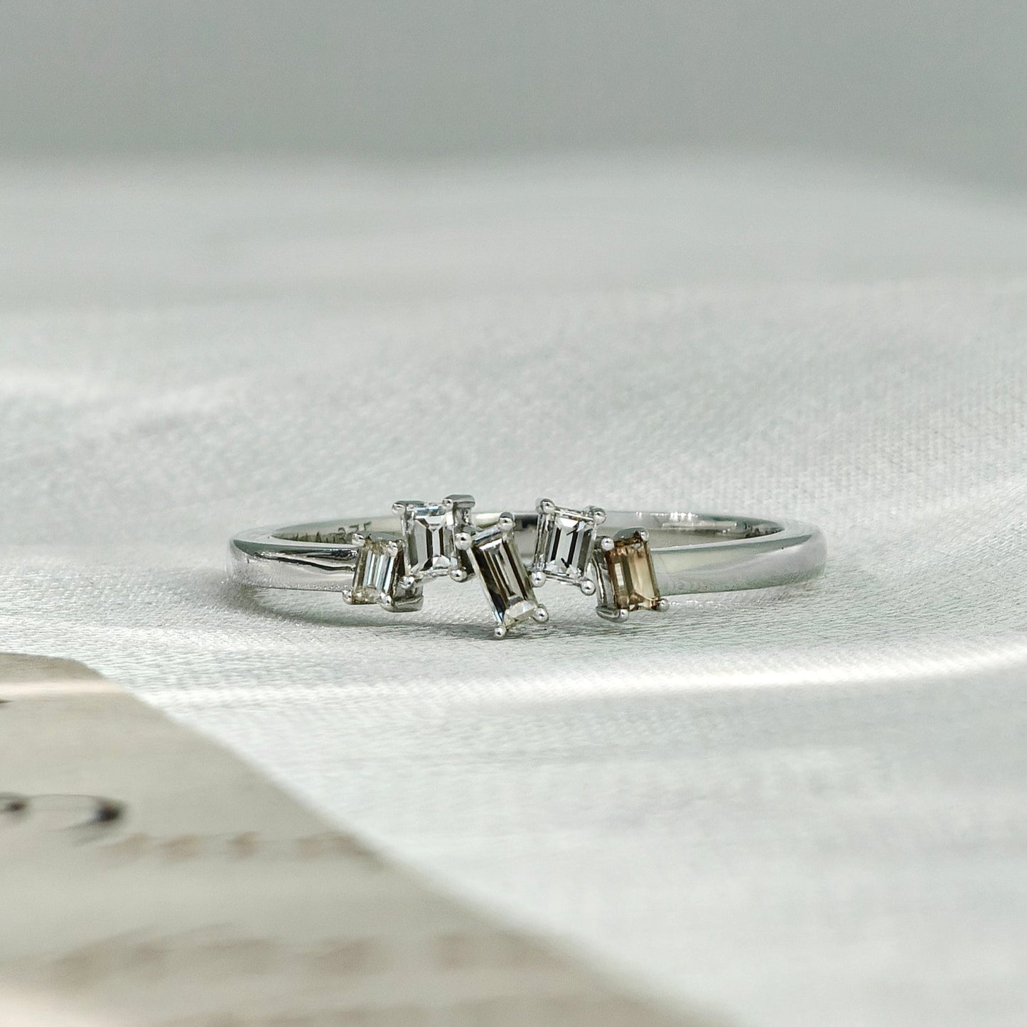 Baguette Diamond Engagement Ring (Bespoke Model)