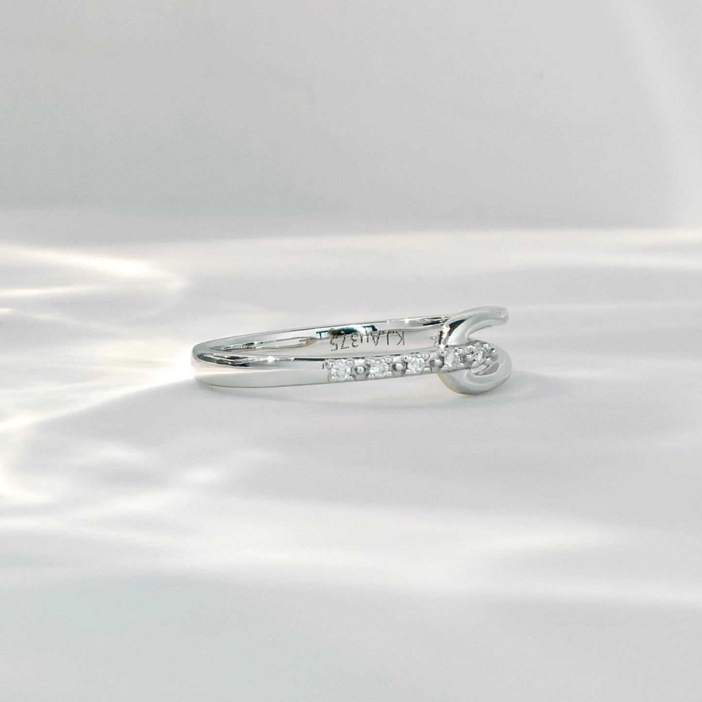 Diamond Galaxy Twist Engagement Ring (Bespoke Model)