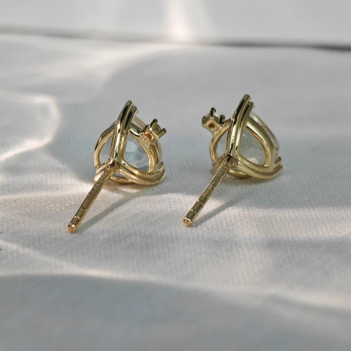 Le Bijoux Pear Shape Cut Moonstone Earrings