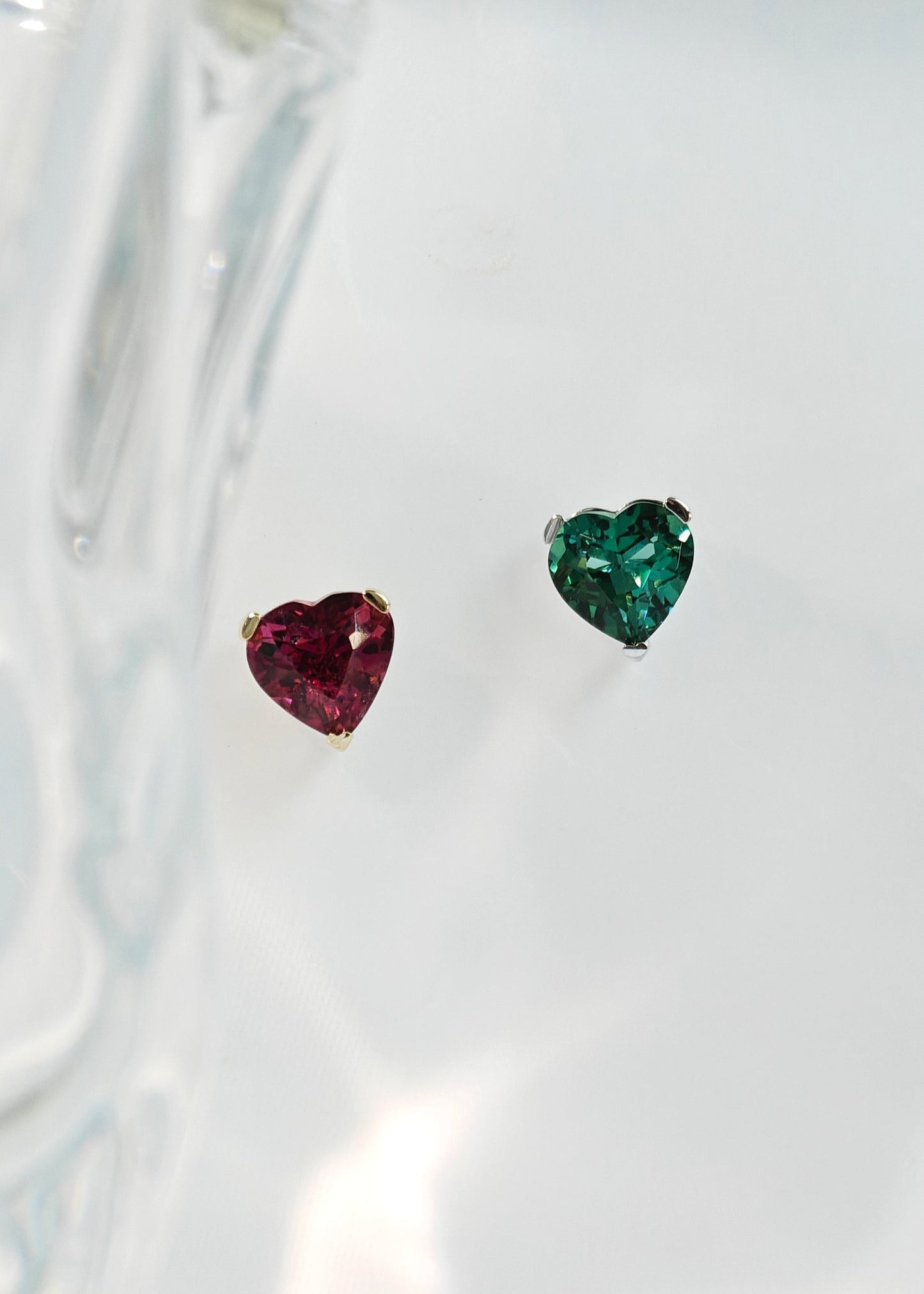 Le Bijoux Heart Shape Cut Tourmaline Earrings