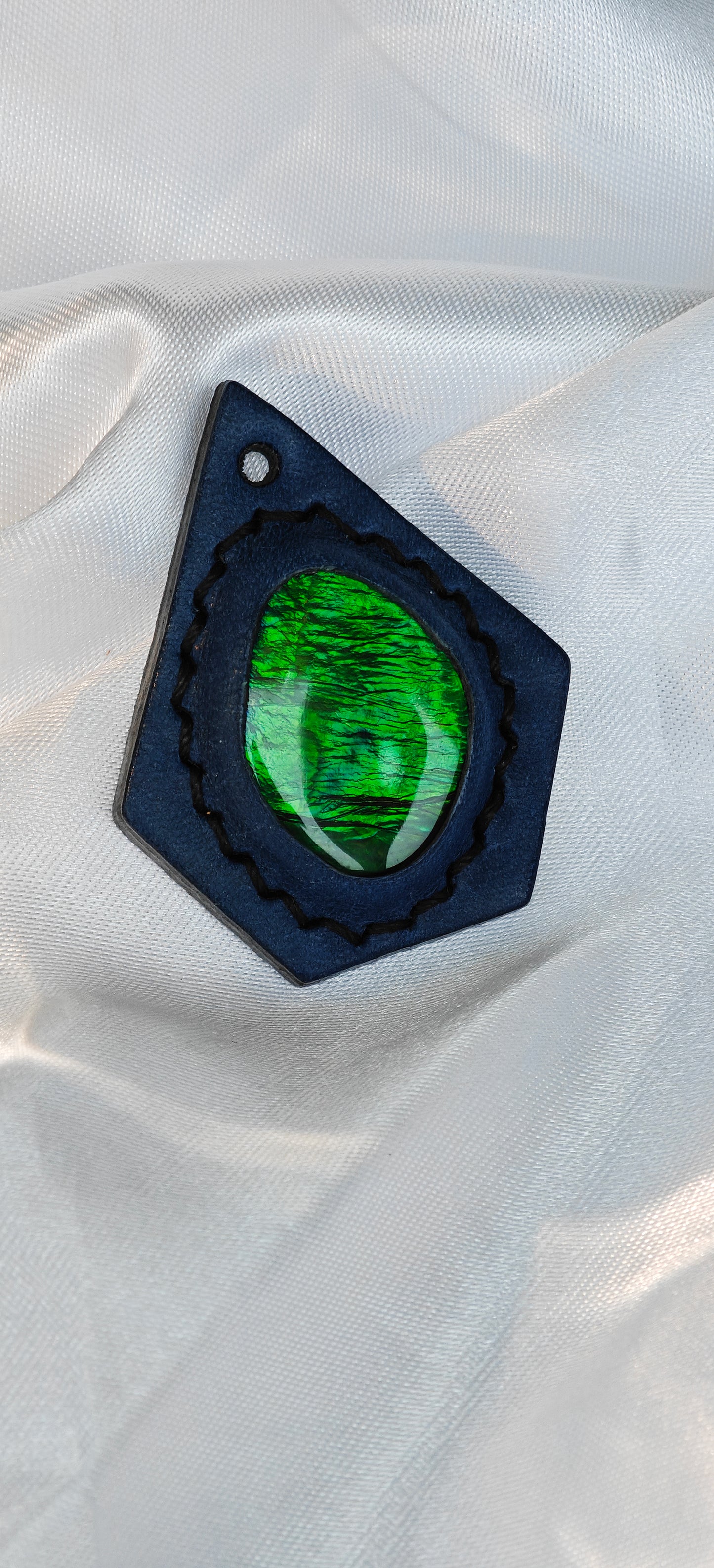 Fashion Code-Pueblo Frosted Leather and Ammolite Combine Personality and Luxury(Limited Sale)
