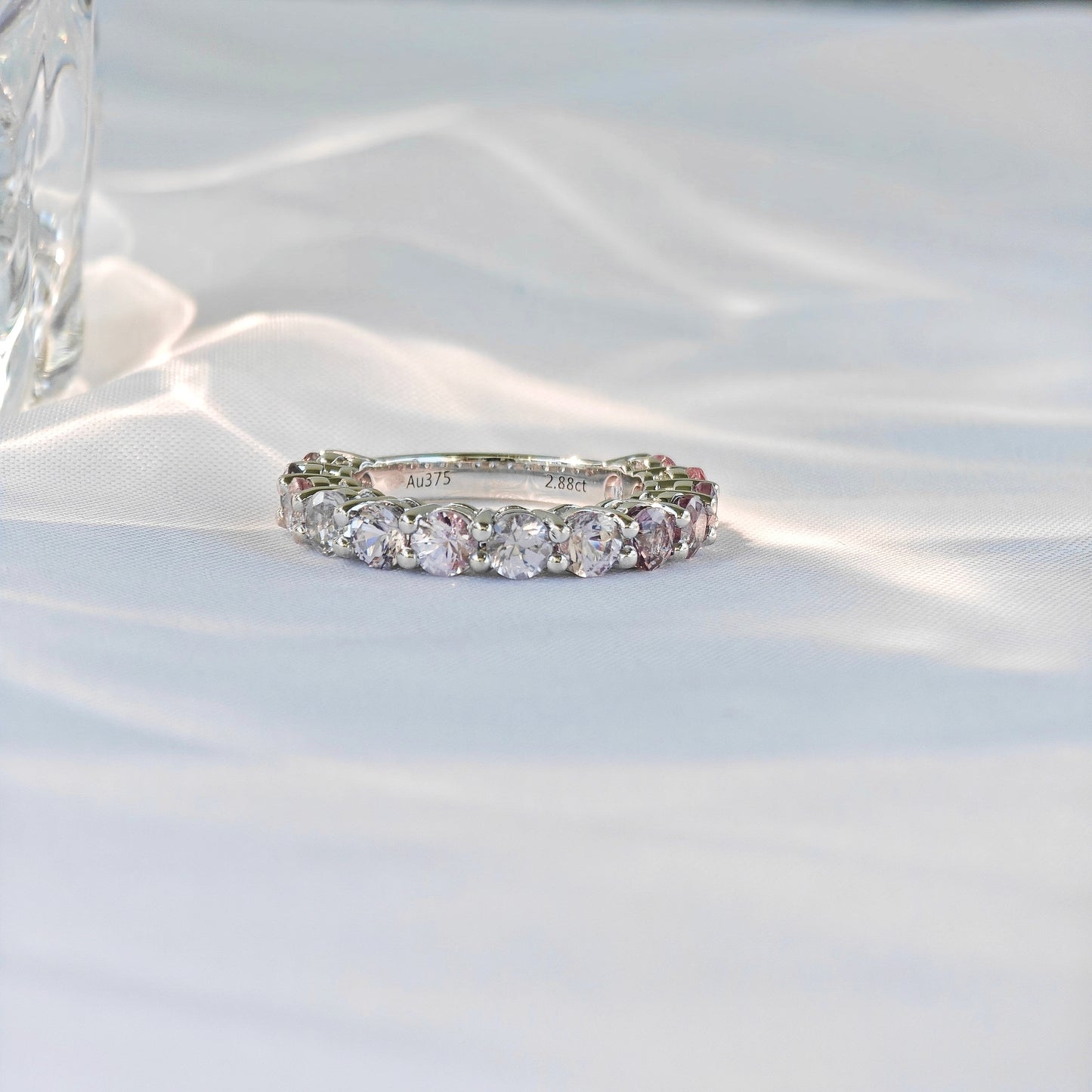 Pink White Spinel Polished Ring(Available Now)