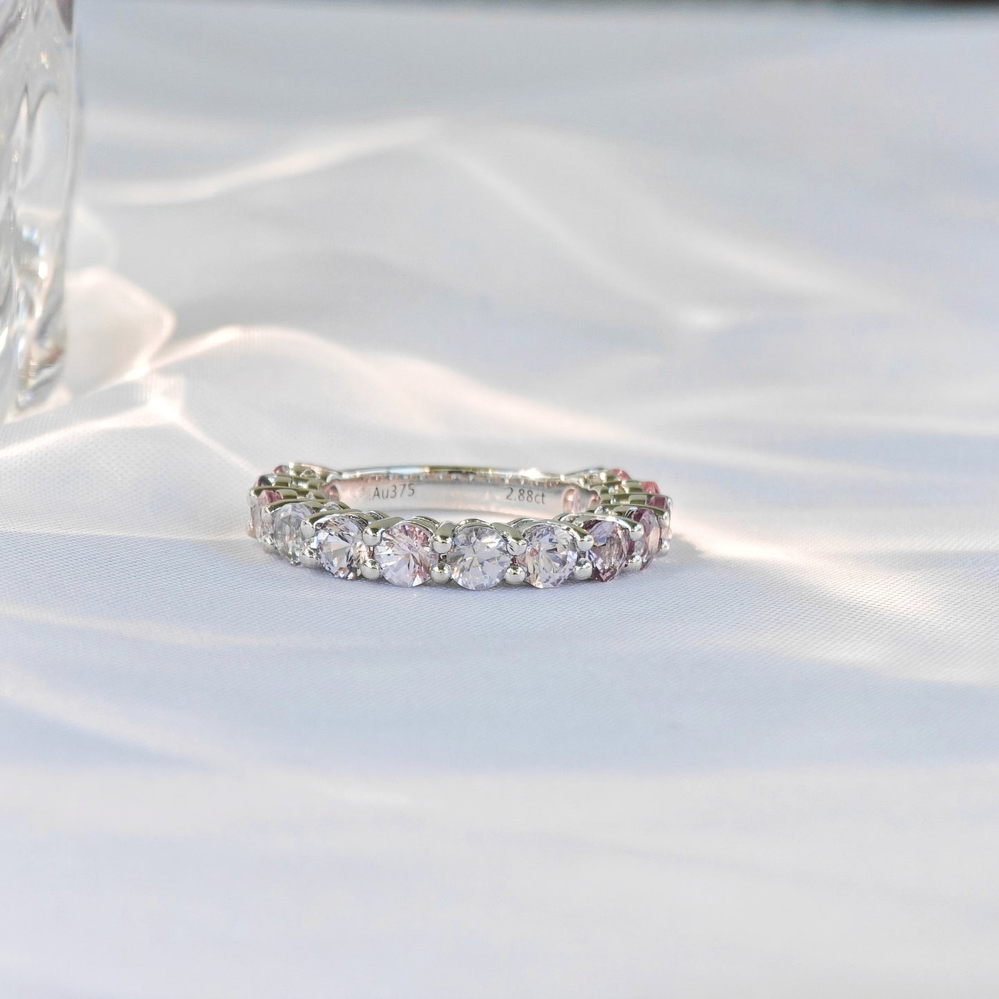 Pink White Spinel Polished Ring(Available Now)