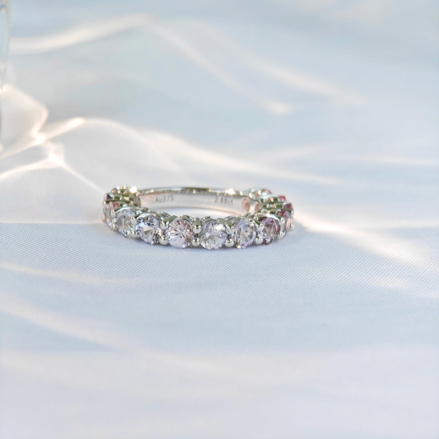 Pink White Spinel Polished Ring(Available Now)