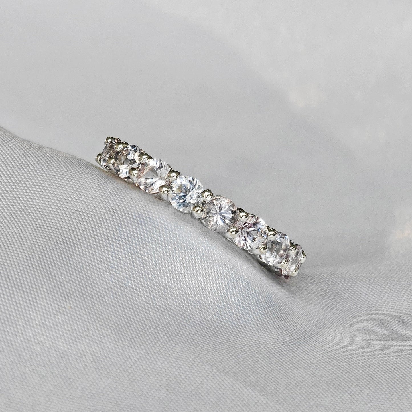 Pink White Spinel Polished Ring(Available Now)