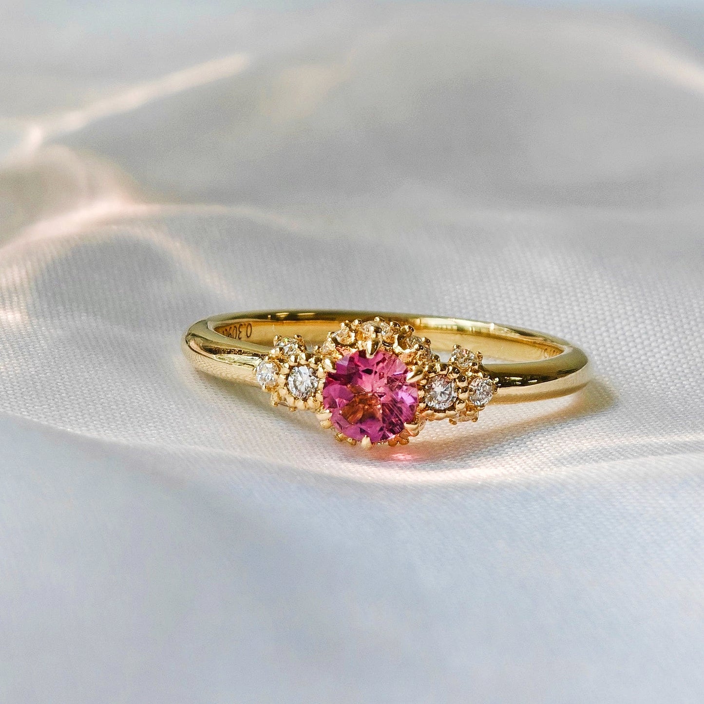 Rose Pink Spinel Polished Ring(Available Now)