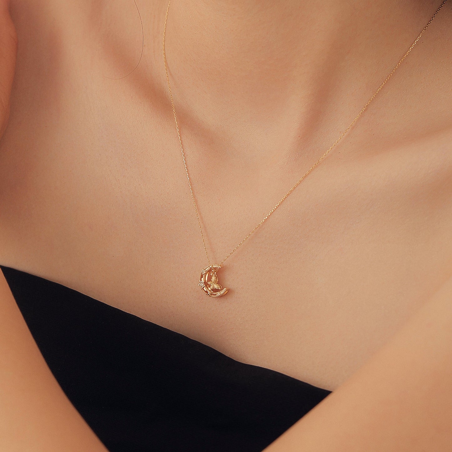 星夜·臻蝶流光項鏈