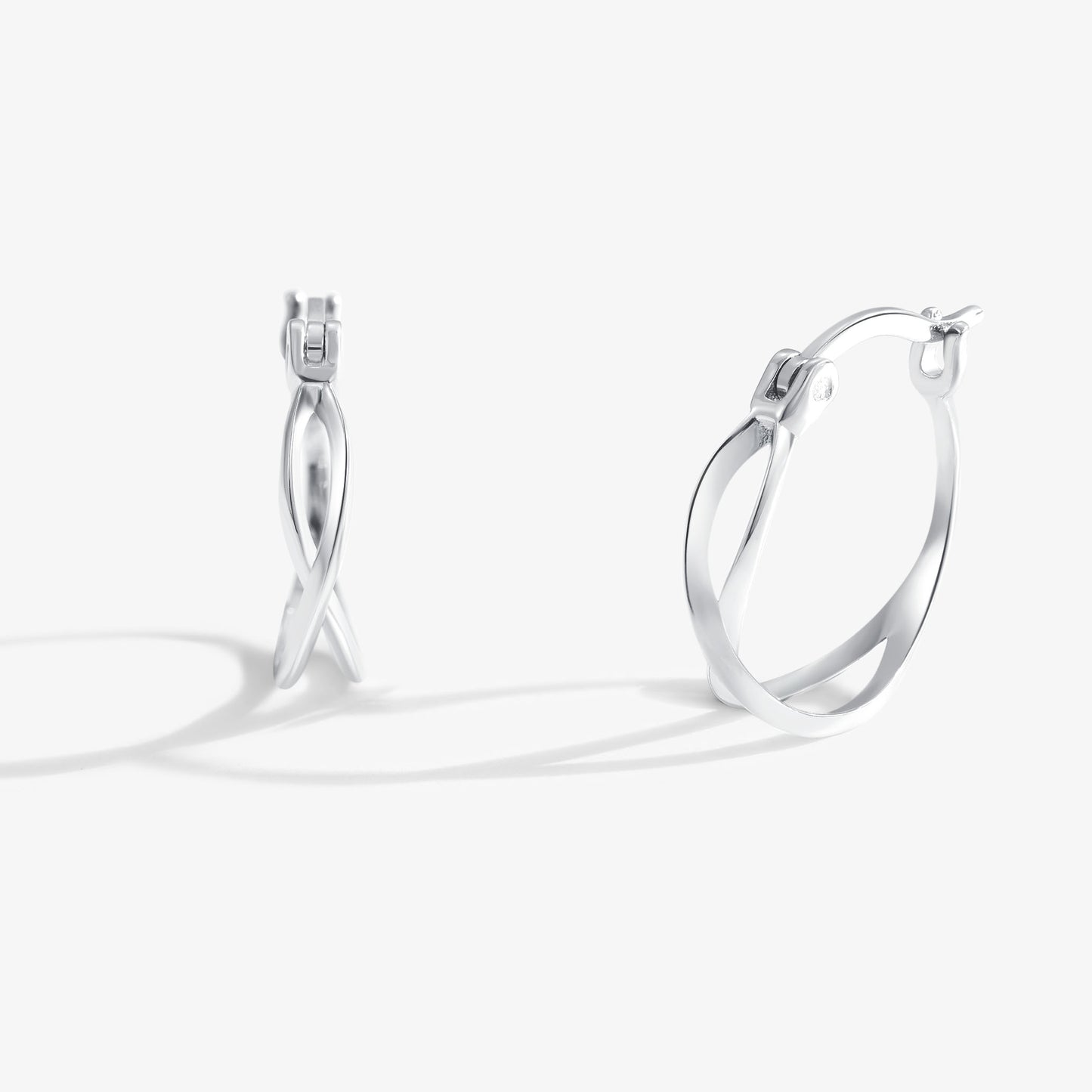 極簡·交疊耳環