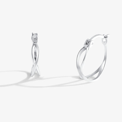 極簡·交疊耳環