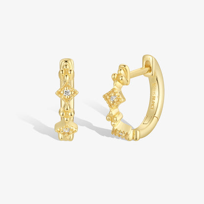 極簡·復古菱鑽耳環