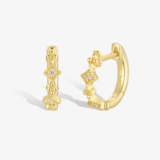 極簡·復古菱鑽耳環