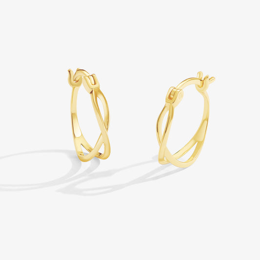 極簡·交疊耳環