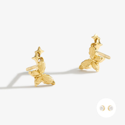 花園·浮星溯翼耳環