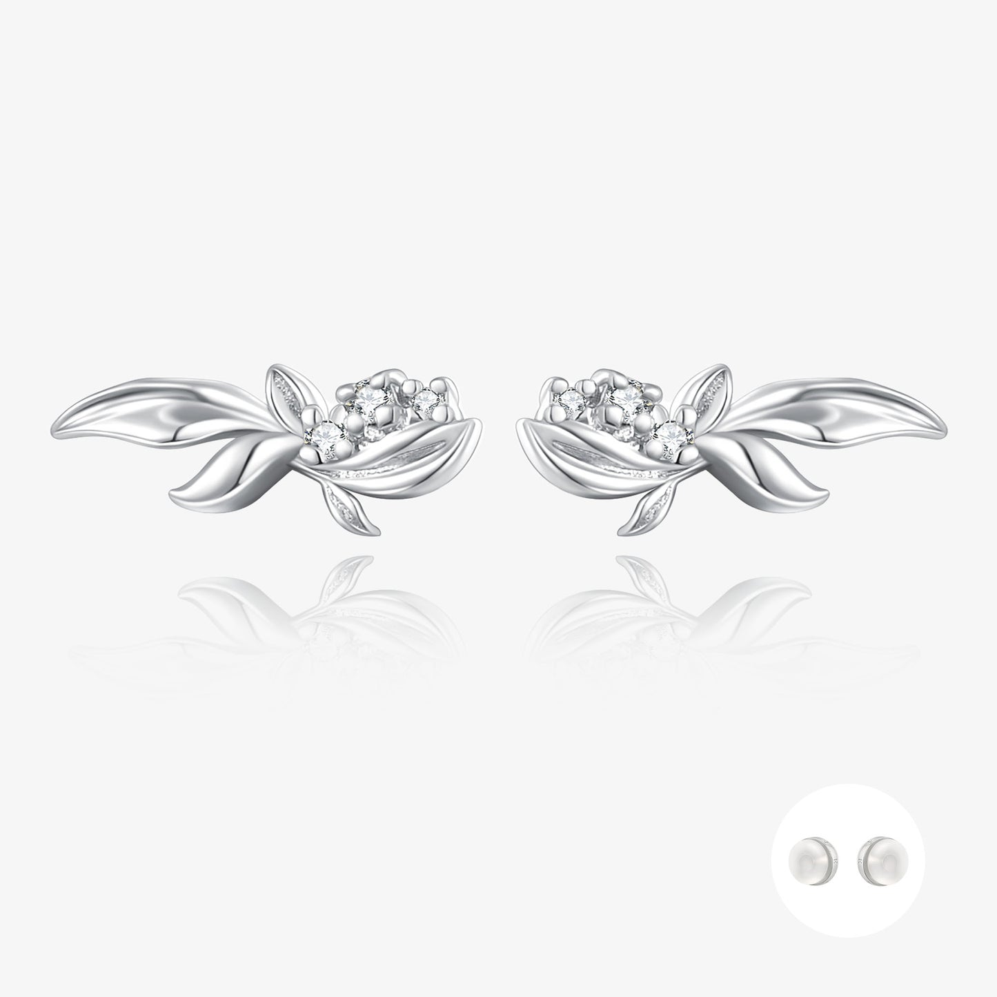 花園·晨露花結耳環