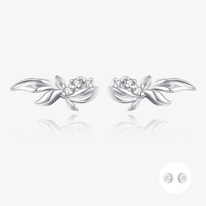 花園·晨露花結耳環