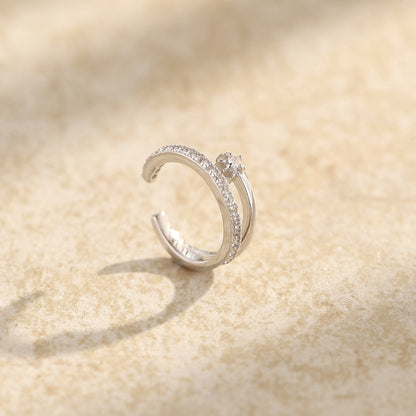 星夜·八芒星耳骨夾