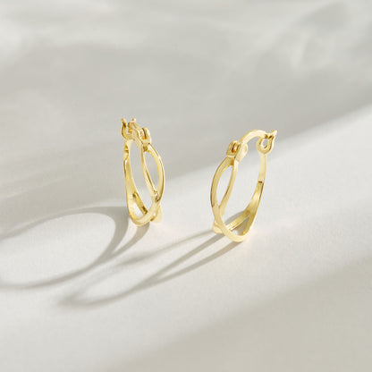 極簡·交疊耳環