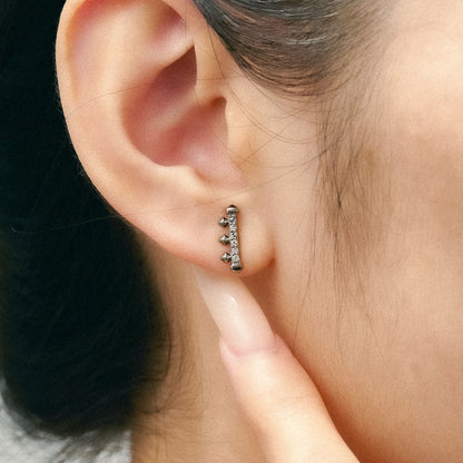 極簡·隕金耳環