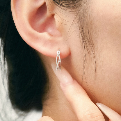 極簡·交疊耳環