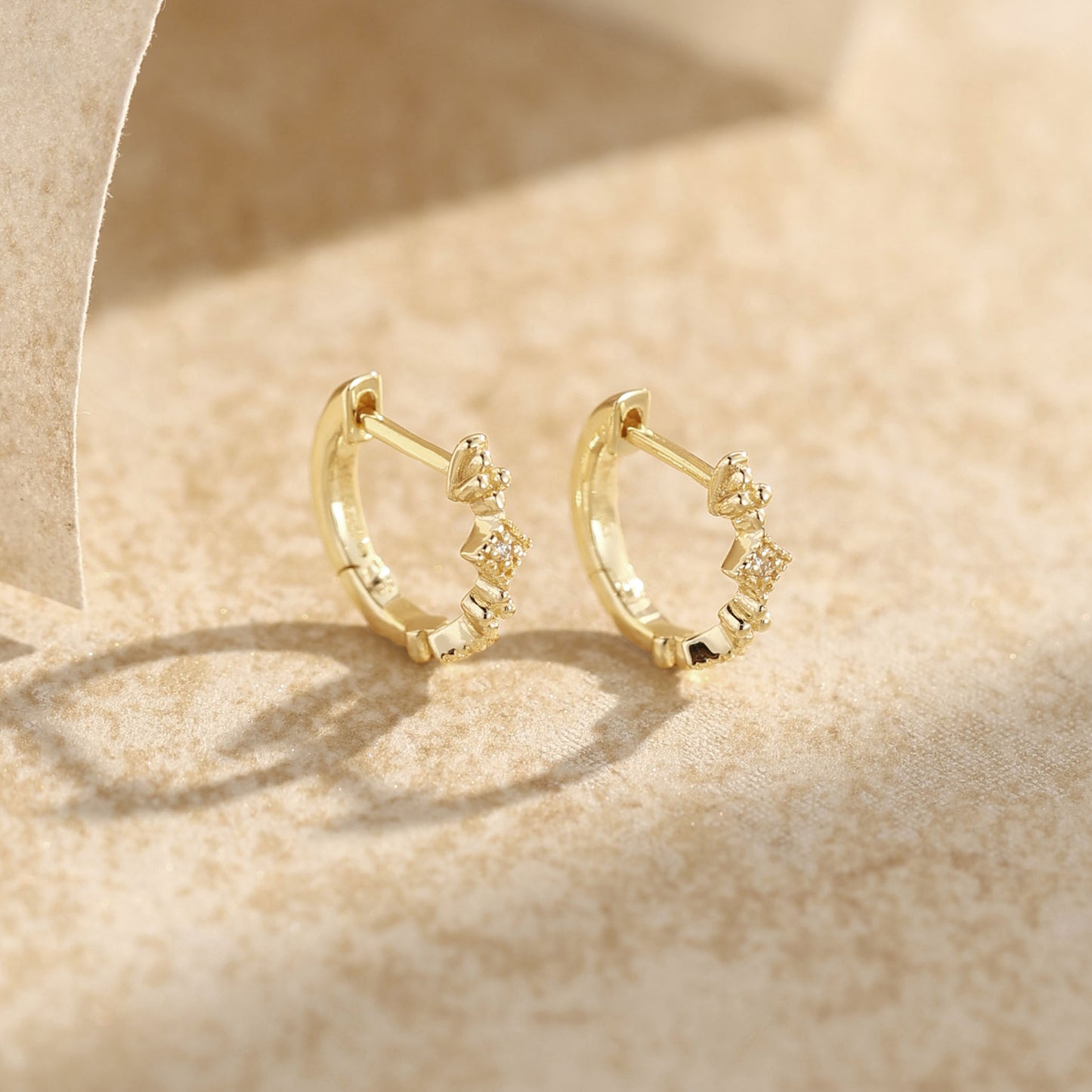 極簡·復古菱鑽耳環