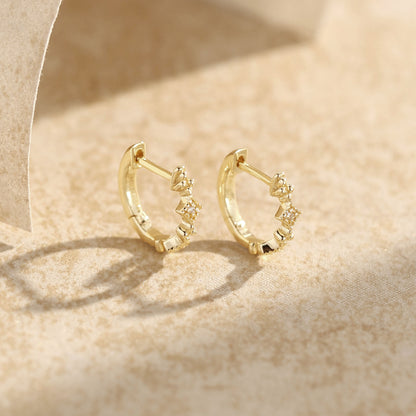 極簡·復古菱鑽耳環