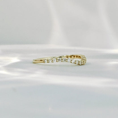 Diamond V Engagement Ring (Bespoke Model)