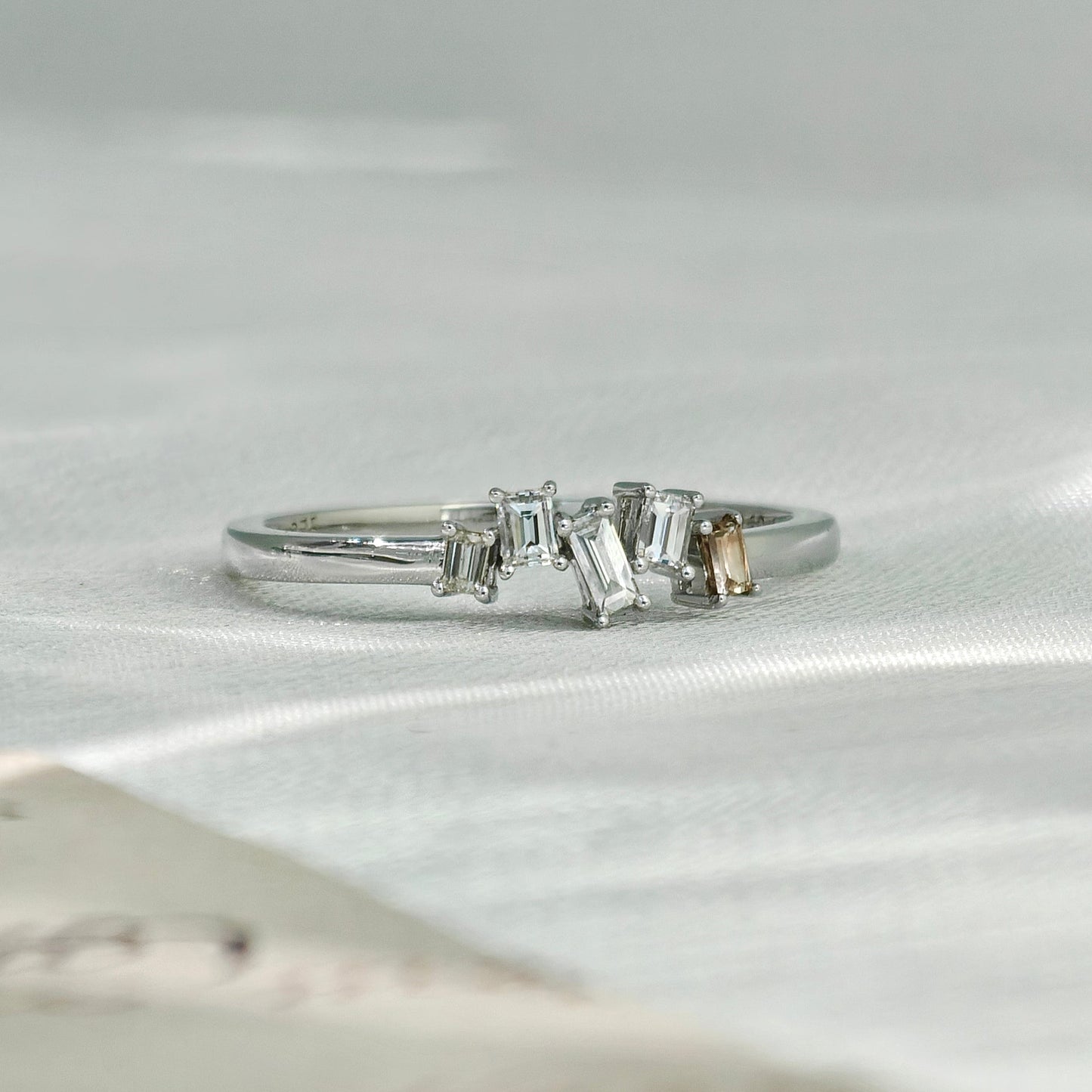 Baguette Diamond Engagement Ring (Bespoke Model)