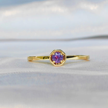 Purple Sapphire Polished Ring（Available Now）