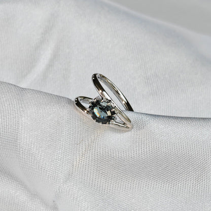 Le Bijoux Oval Shape Cut Spinel Ear Cuff