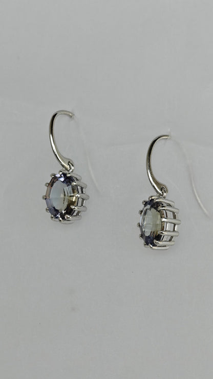 Oval Tanzanite Earrings