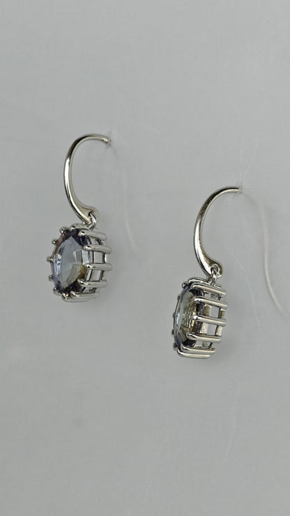 Oval Tanzanite Earrings