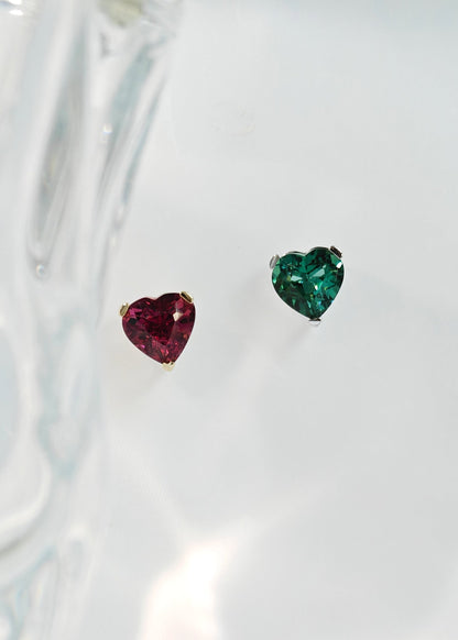 Le Bijoux Heart Shape Cut Tourmaline Earrings