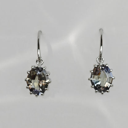 Oval Tanzanite Earrings
