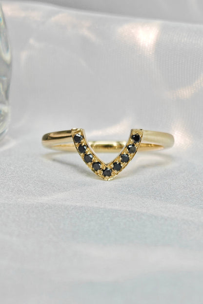 Natural Zirconia Split Ring