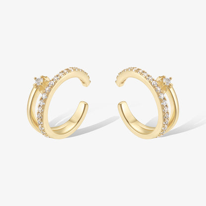 星夜·八芒星耳骨夾