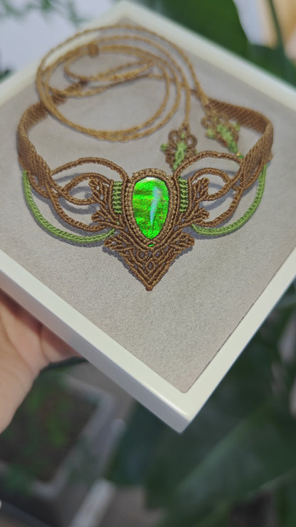Le Bijoux Handcrafted Macrame Neck Piece